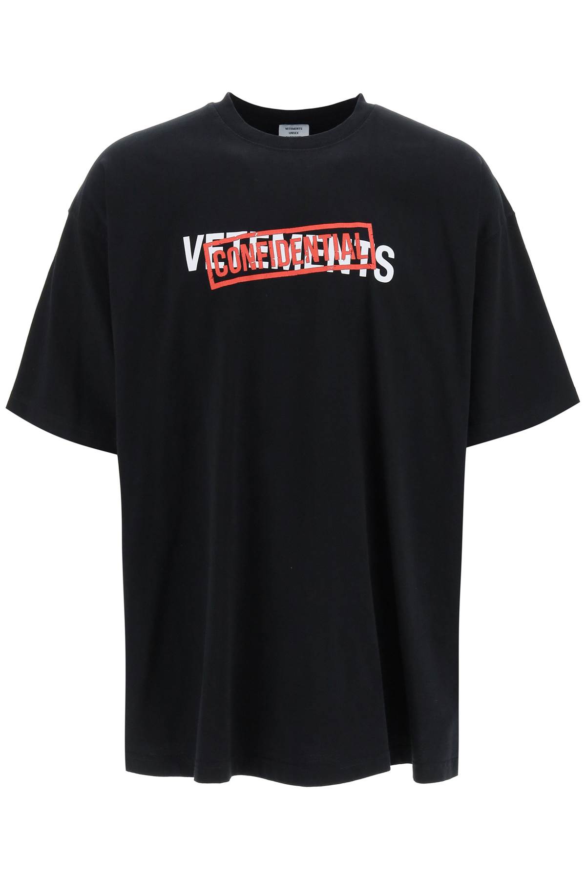 VETEMENTS confidential Logo Oversized T-shirt