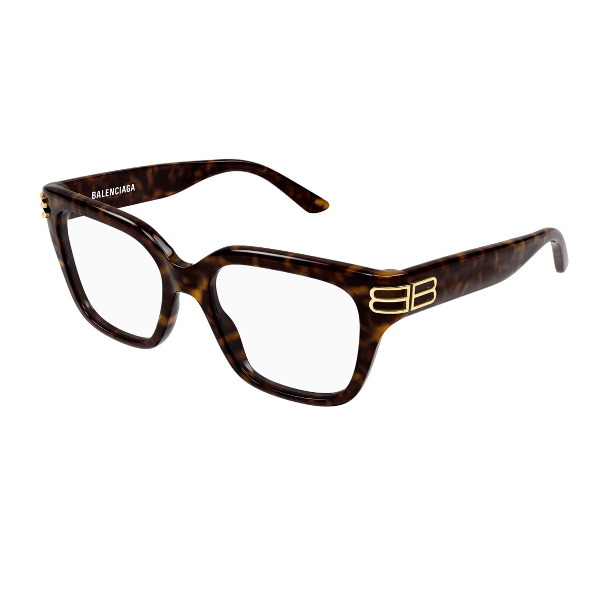 Balenciaga Bb0437o Linea Everyday 007 Havana Glasses In Brown