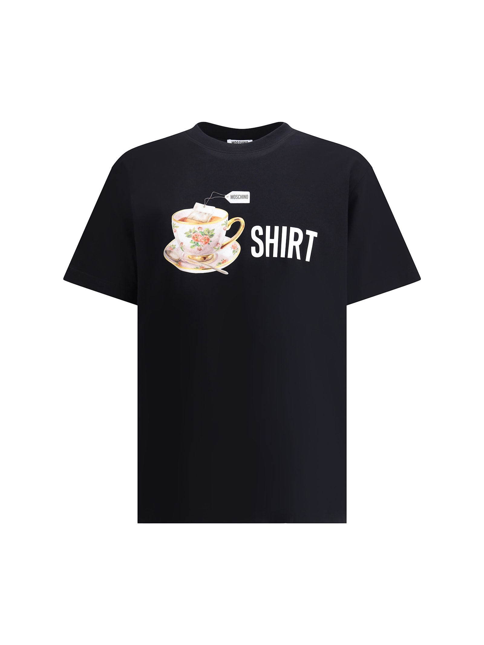T-shirt Whit Maxi Print