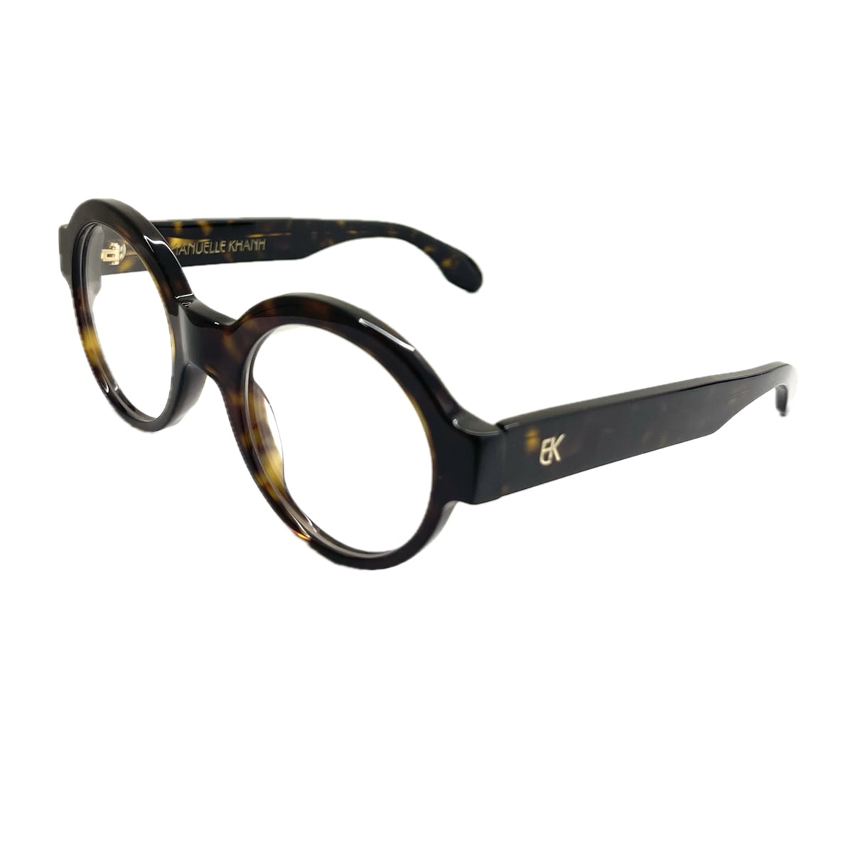 Emmanuelle Khanh Ek1502 36 Classic Havana Glasses In Brown