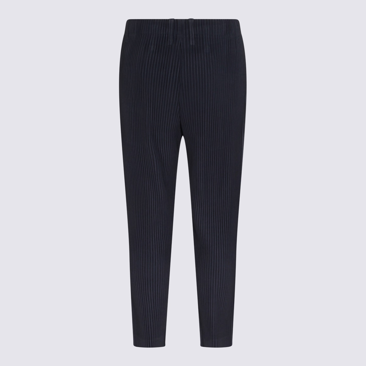 Issey Miyake Navy Pants In Blue