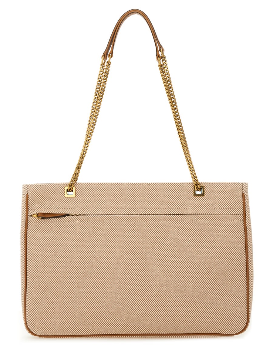 Valentino Garavani Garavani Viva Superstar Medium Canvas Shopping Bag Woman Natural/spice Uni