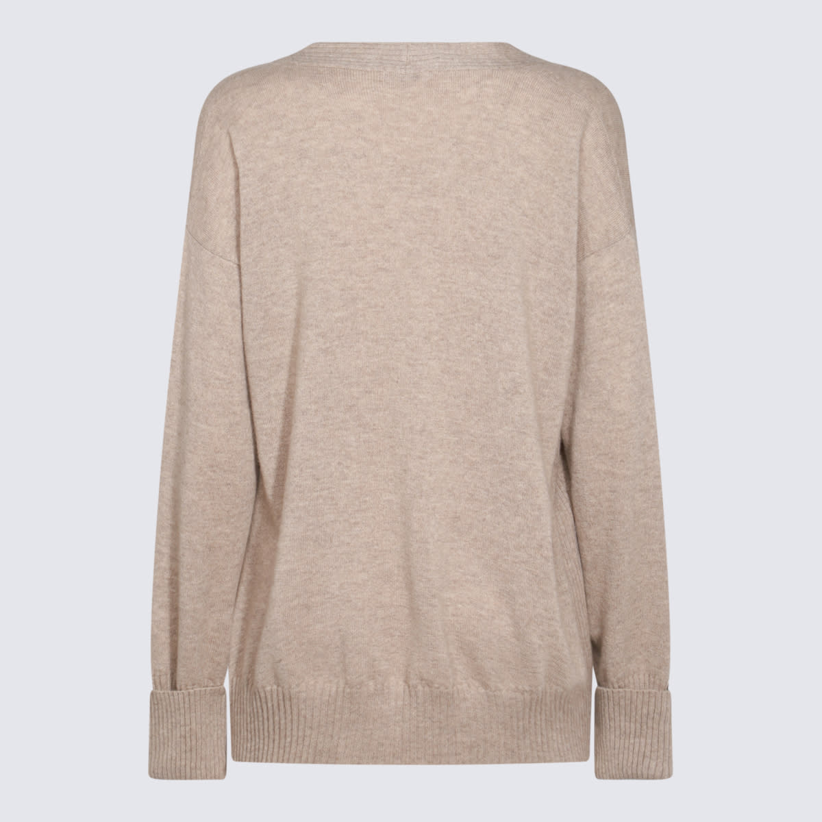 Shop Malo Light Beige Wool Knitwear In Brown