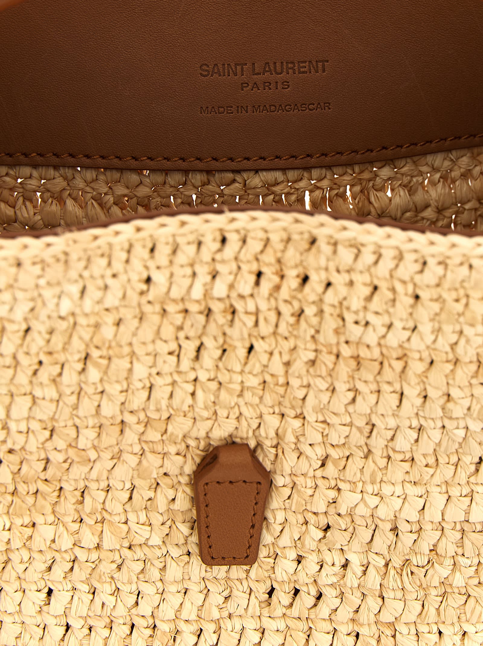 Saint Laurent Le 37 Mini Bucket Bag In Sand
