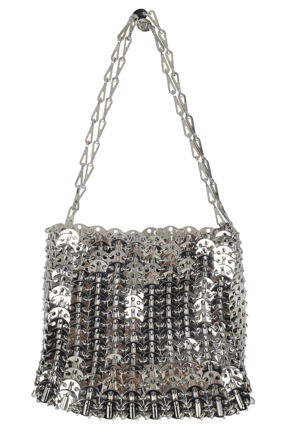 Shop Rabanne 1969 Pochette In Silver