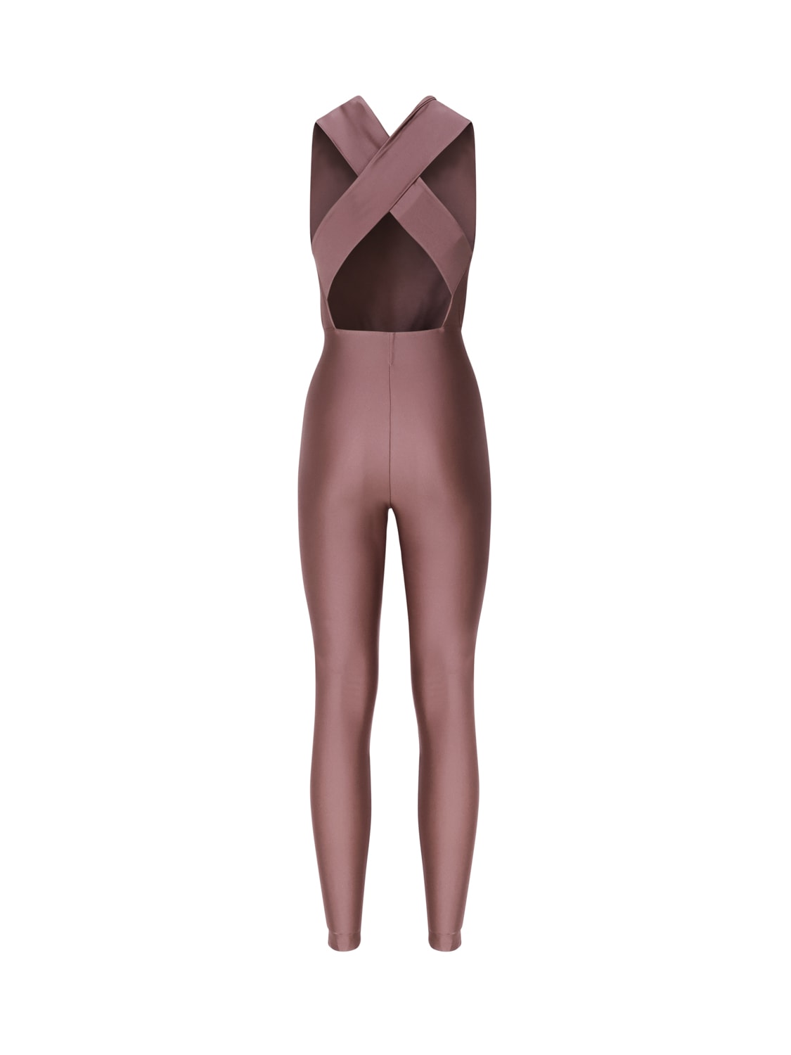 Shop The Andamane One-piece Jumpsuit With Banded Top In Brown