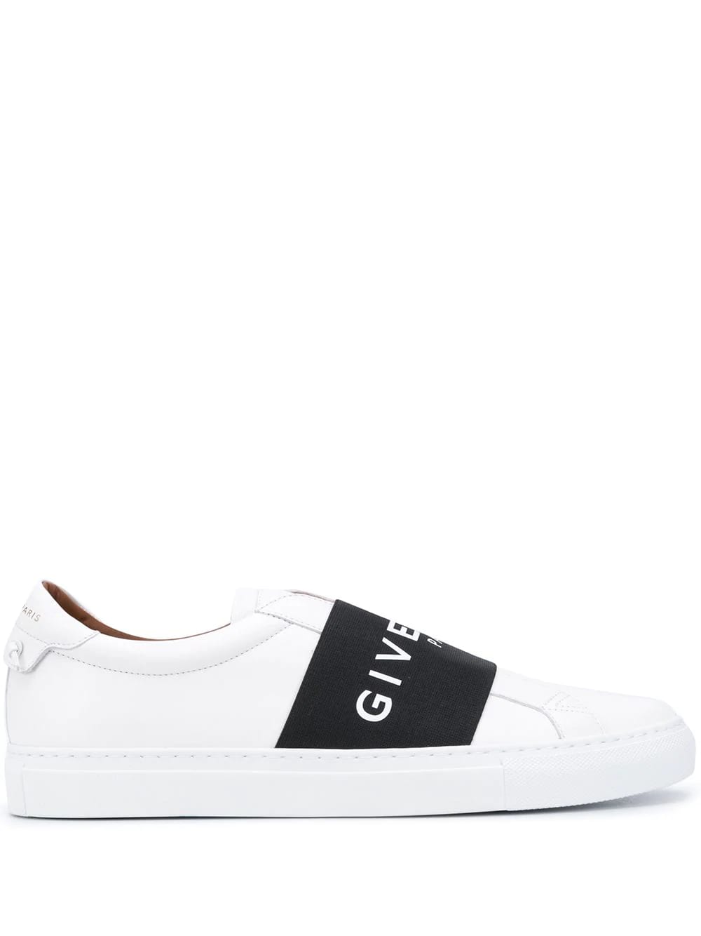Givenchy Man White And Black Urban Street Sneakers With Band