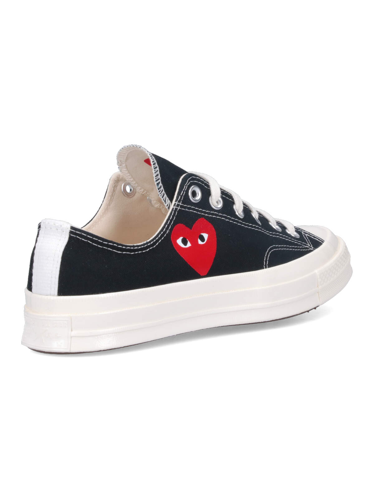Comme Des Garçons Play Converse Chuck 70 Low Sneakers In Black