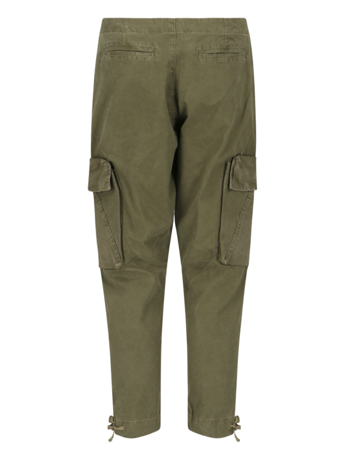 Shop Greg Lauren Cargo Pants In Green