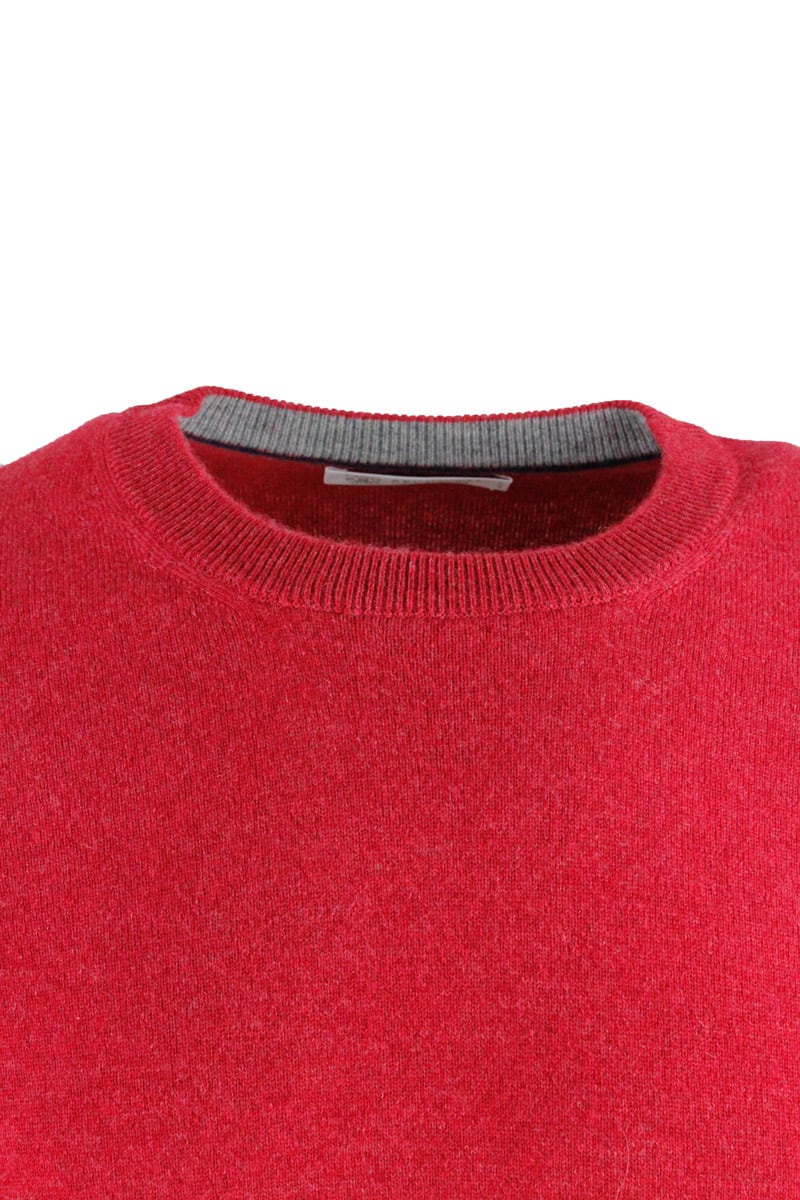 Brunello Cucinelli Cashmere Sweater In Red