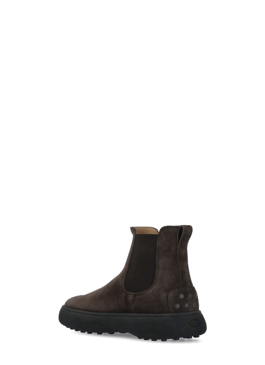 Shop Tod's Suede Leather Chelsea Boots In Brown