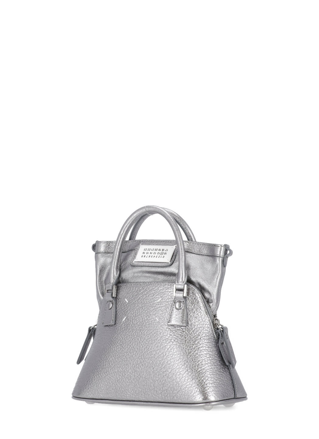 Shop Maison Margiela 5ac Classic Bag In Silver