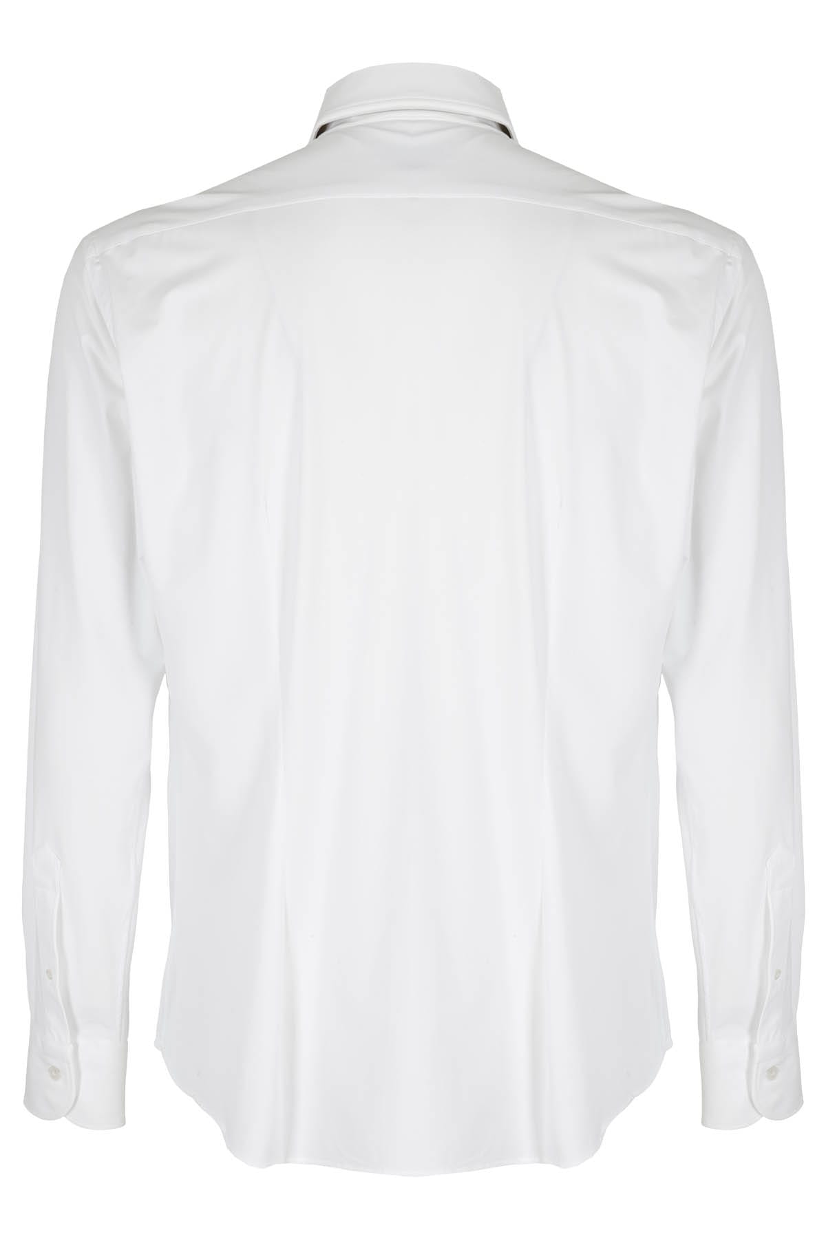 Shop Orian Camicia Uomo Slim In Bianco