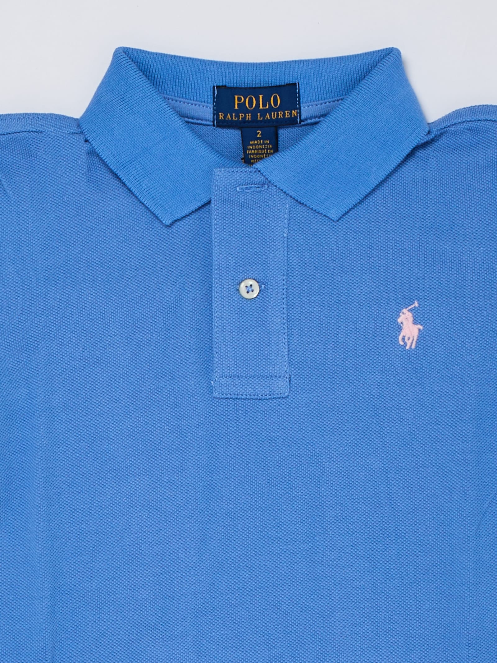 Shop Polo Ralph Lauren Polo Polo In Azzurro