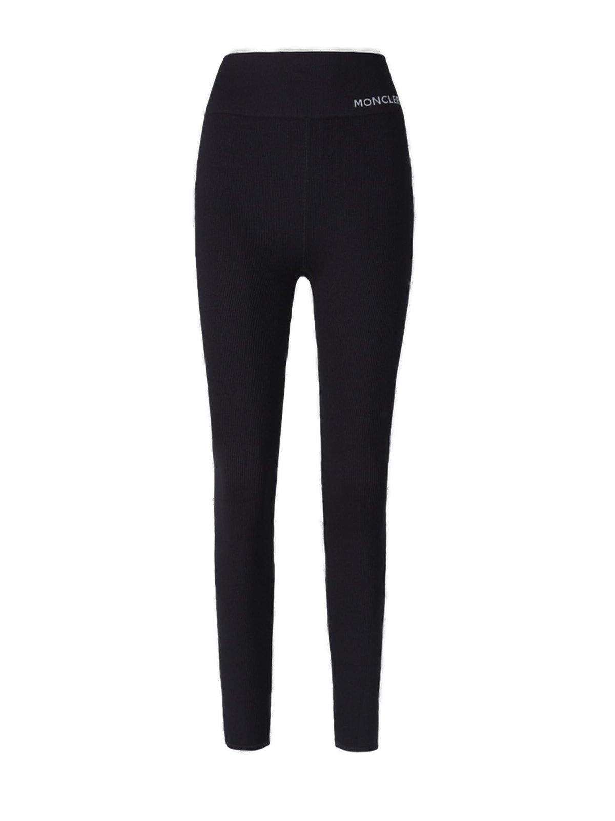Moncler High-waist Stretched Leggings