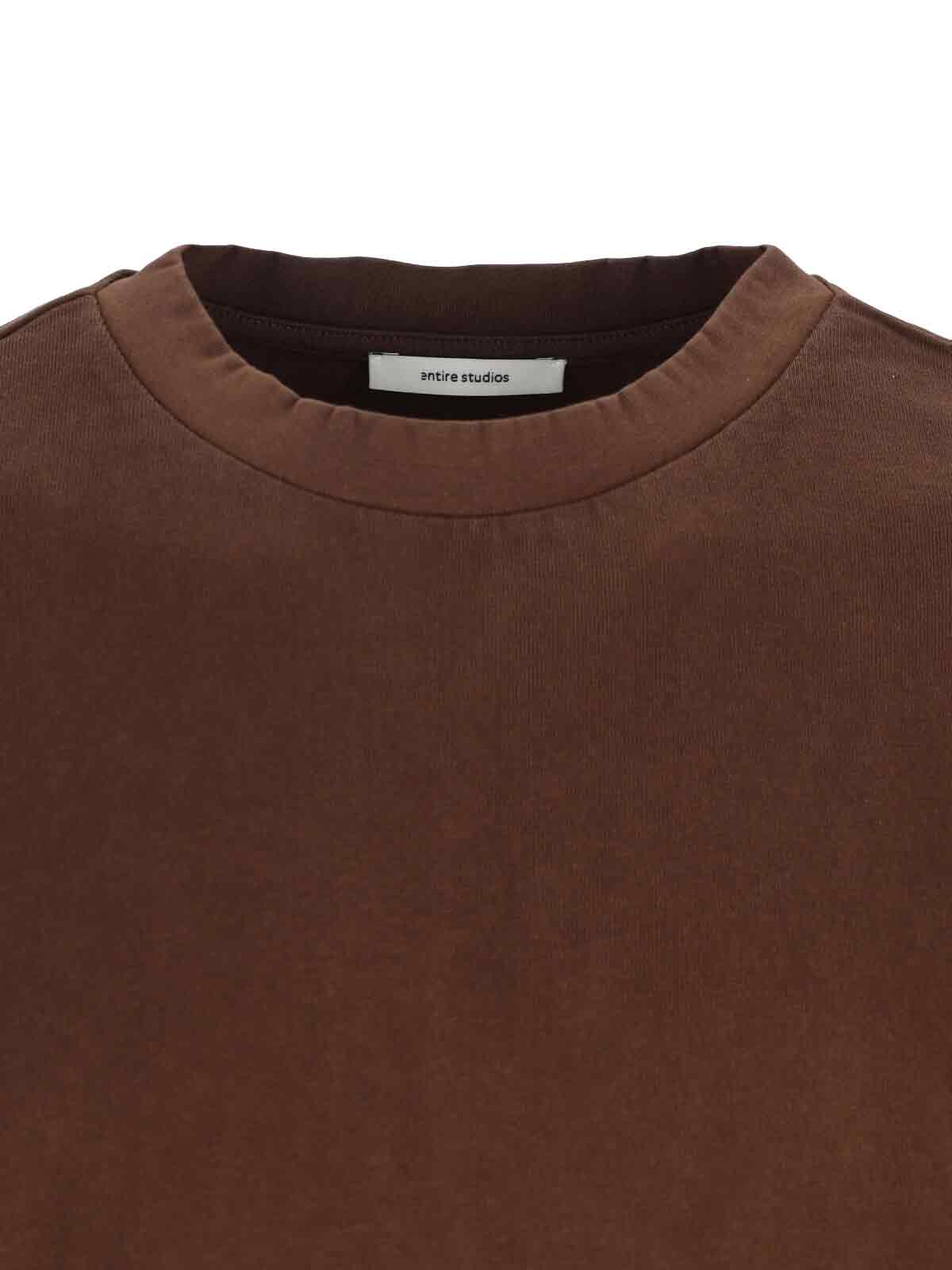 Entire Studios Dart Brunette T-shirt In Brown