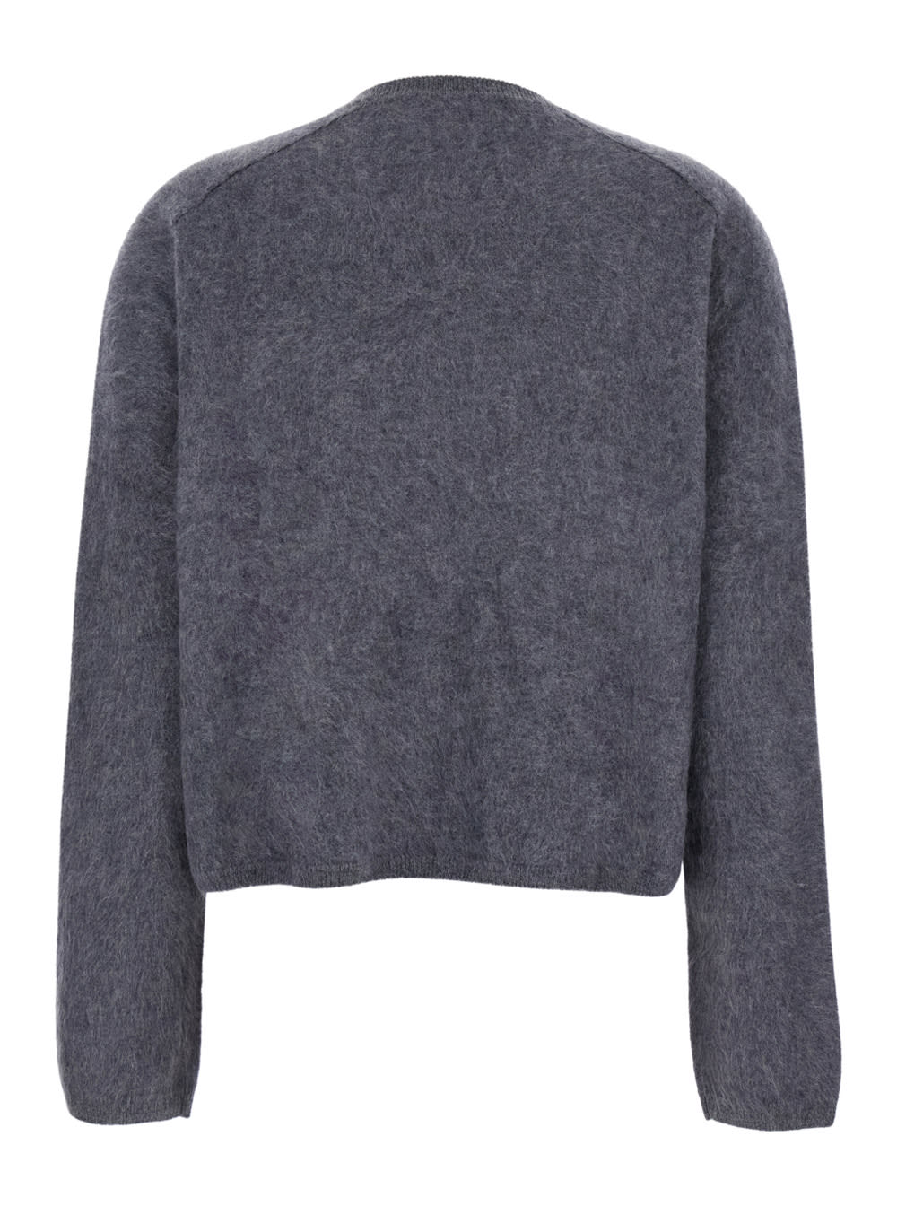 Lisa Yang Lexia Grey Crewneck Sweater In Cashmere Woman In Black