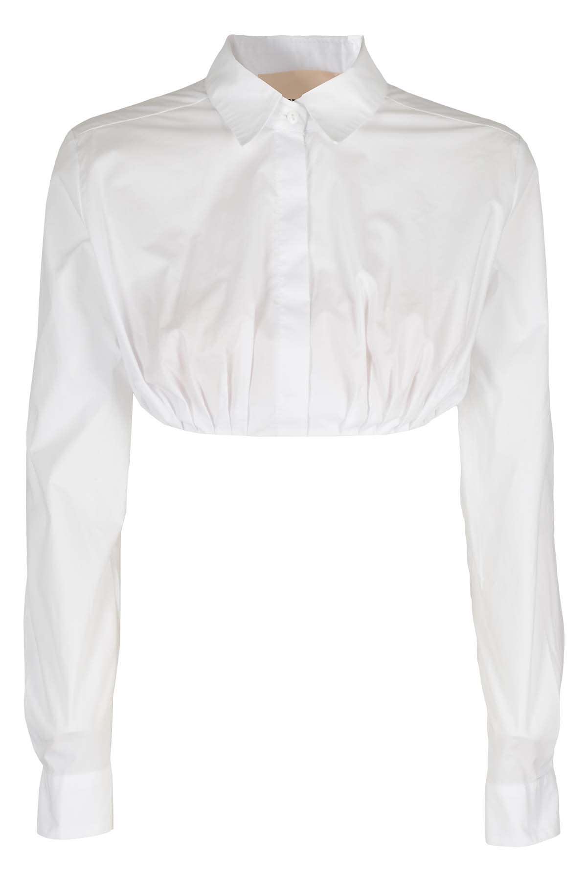 Shop Aniye By Crop Shirt Fia In White