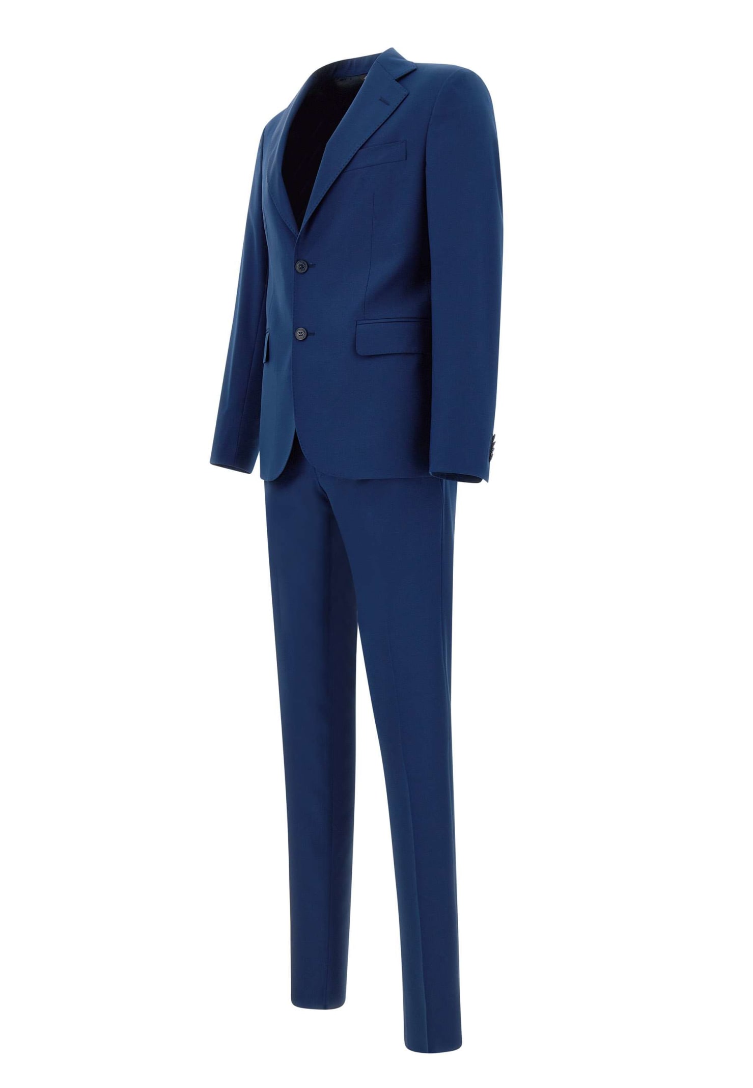 Shop Brian Dales Two-piece Suit In Blue