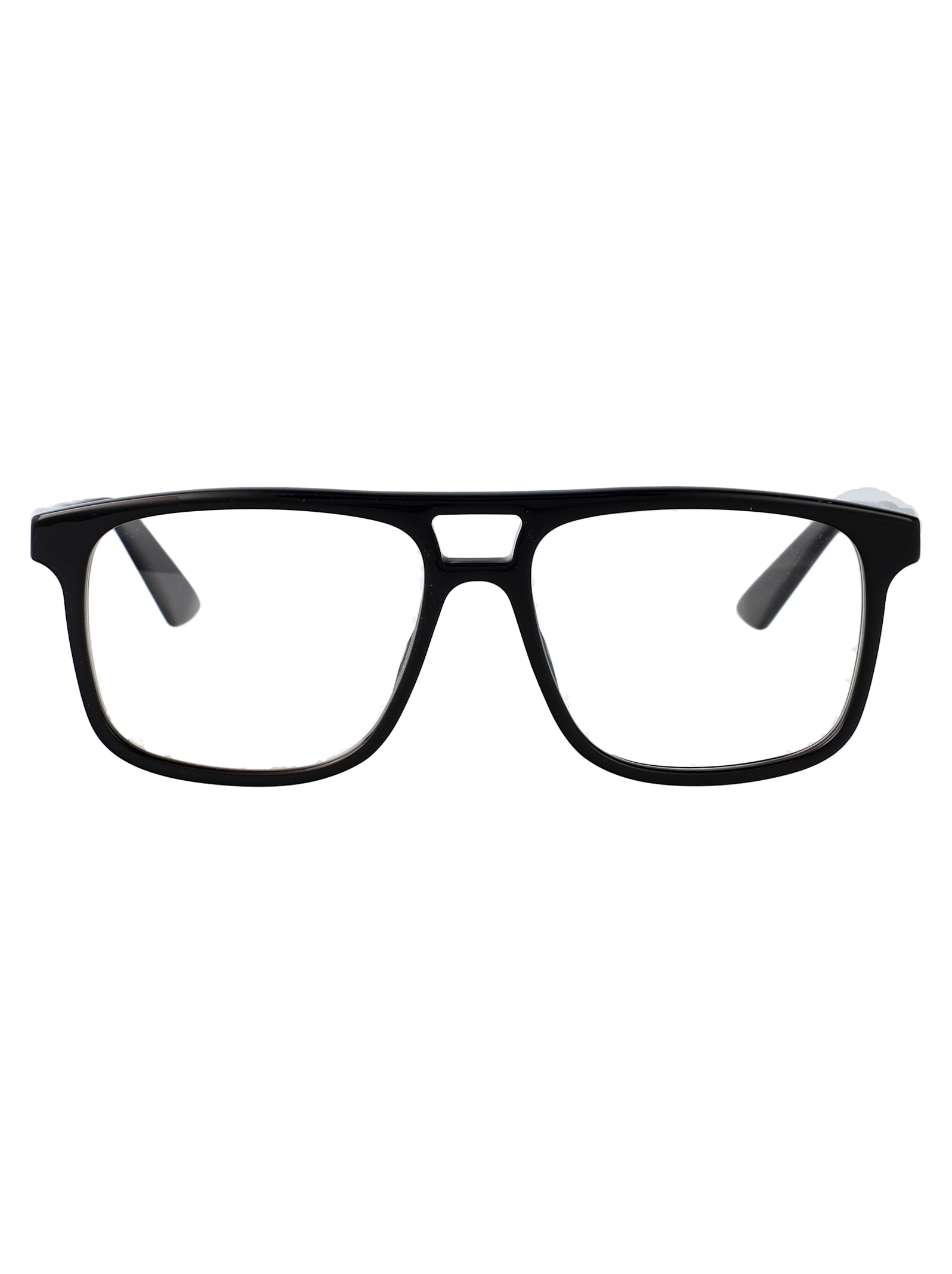 Shop Gucci Gg1035o Glasses In 001 Black Black Transparent