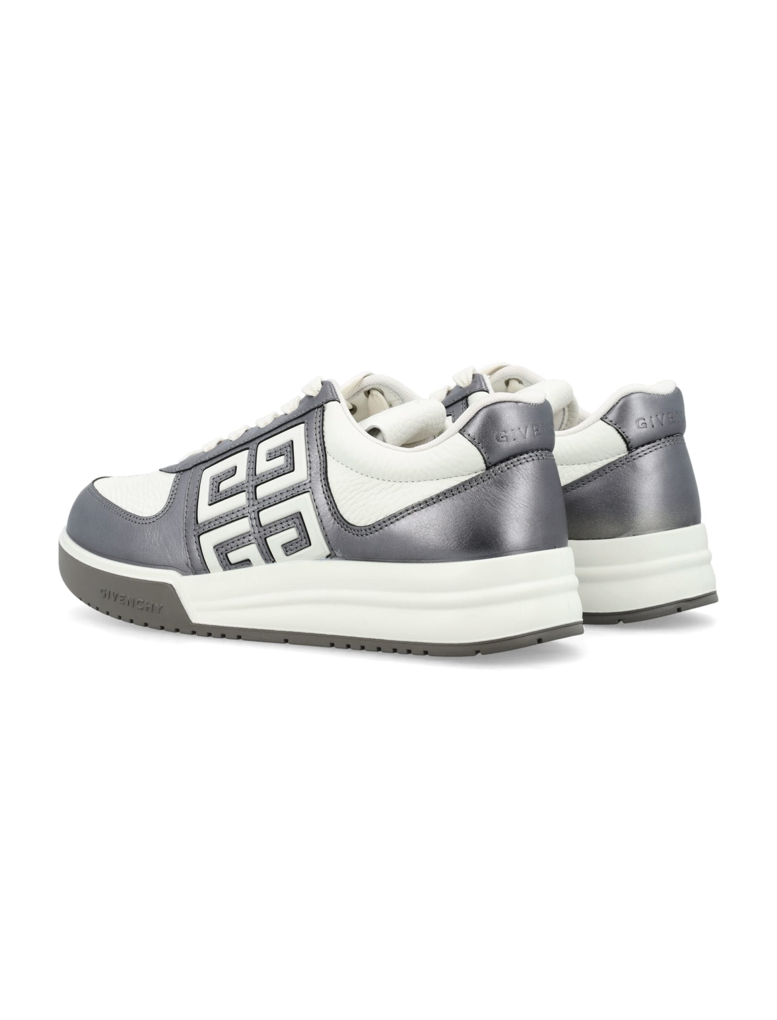Shop Givenchy G4 Womans Sneakers In White/silvery