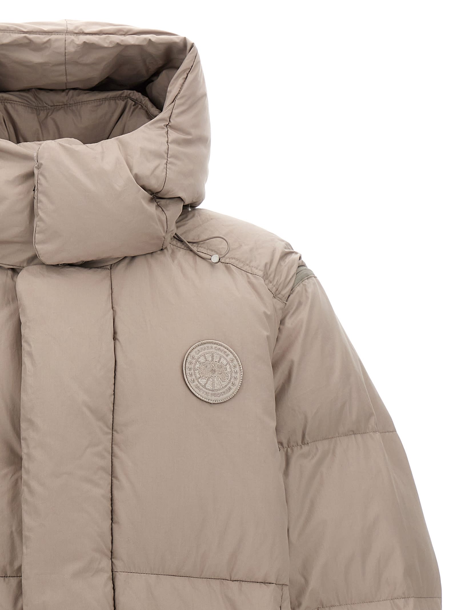 Shop Canada Goose Umba Coat Down Jacket In Gray