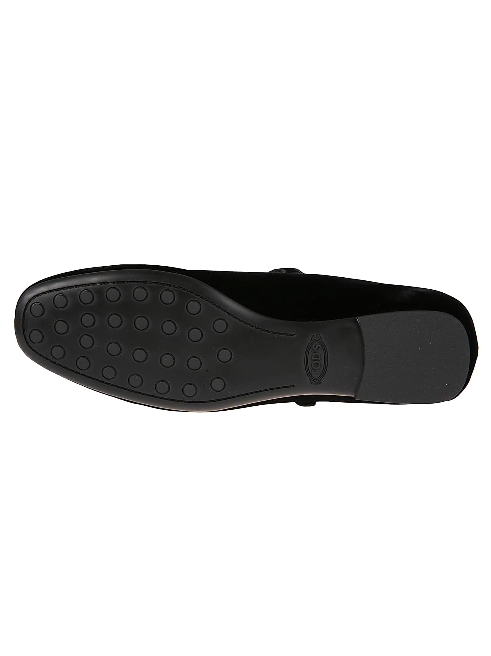 Shop Tod's Flat 23l Ballerinas In Nero