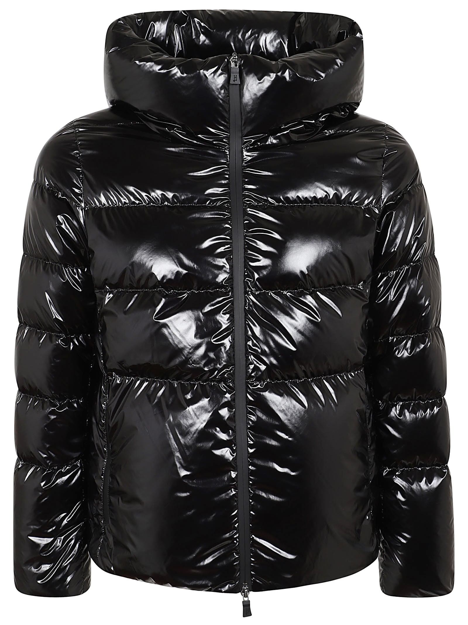 Shop Herno Women`s Down Jacket In Nero