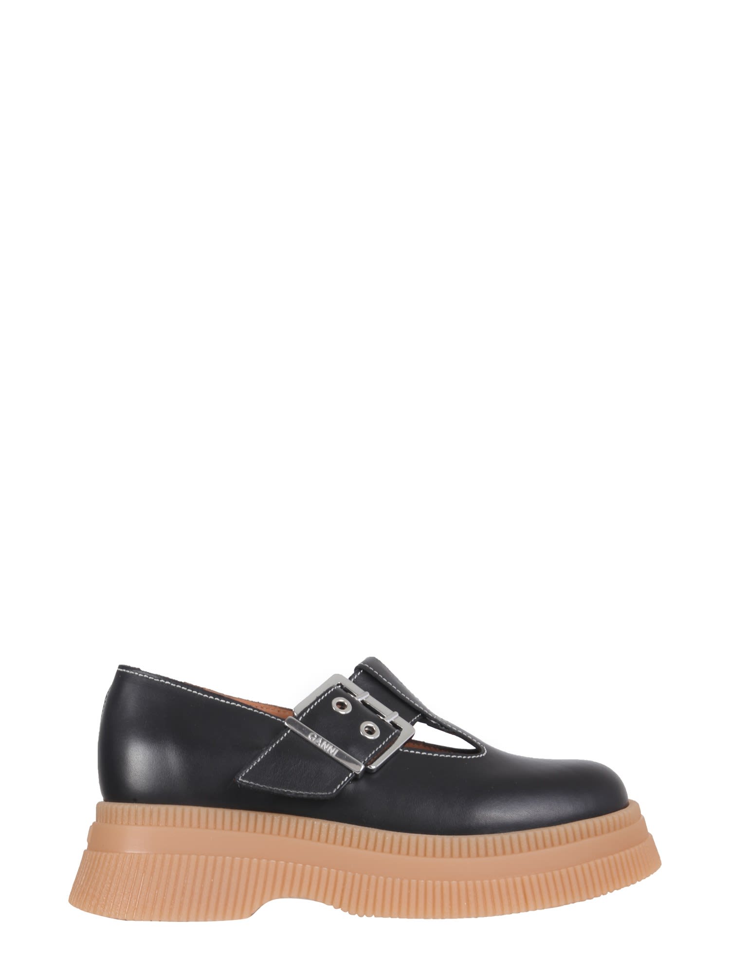 Ganni Mary-jane Loafers