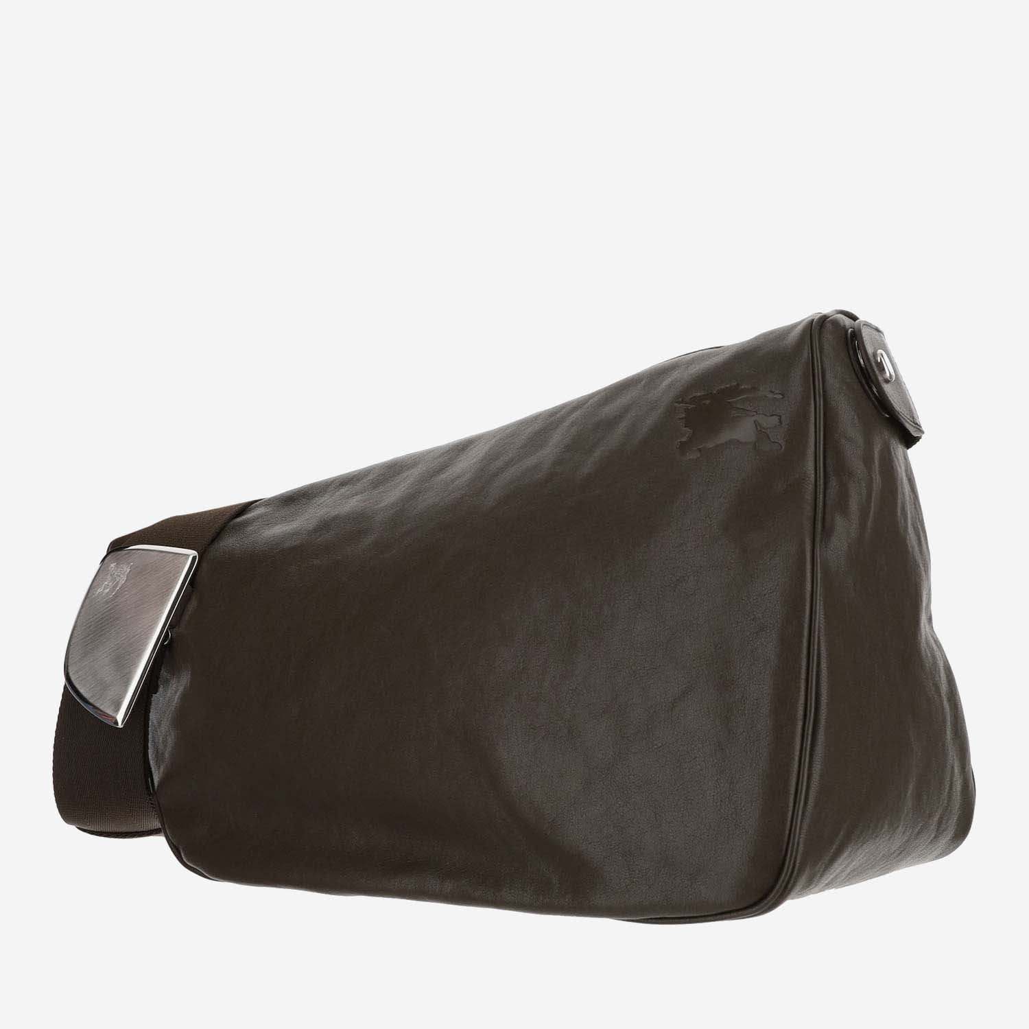 Shop Burberry Large Shield Shoulder Bag In Green