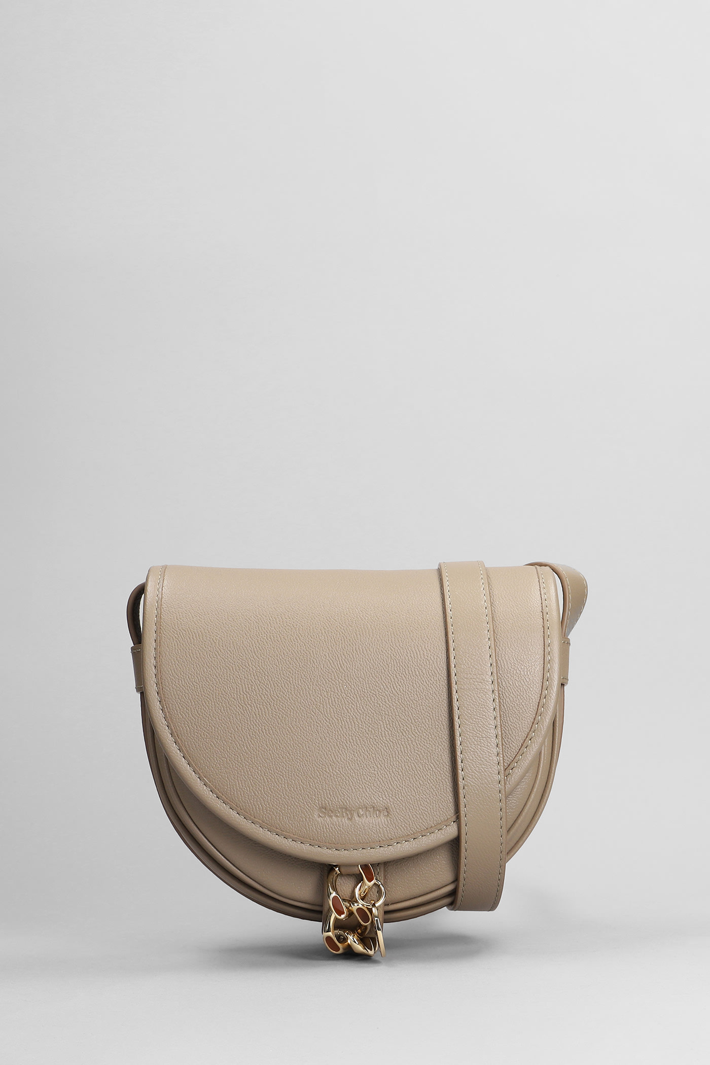 See by Chloé Mara Shoulder Bag In Taupe Leather