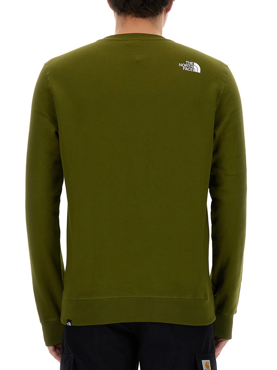 Shop The North Face Sweatshirt With Logo In Green