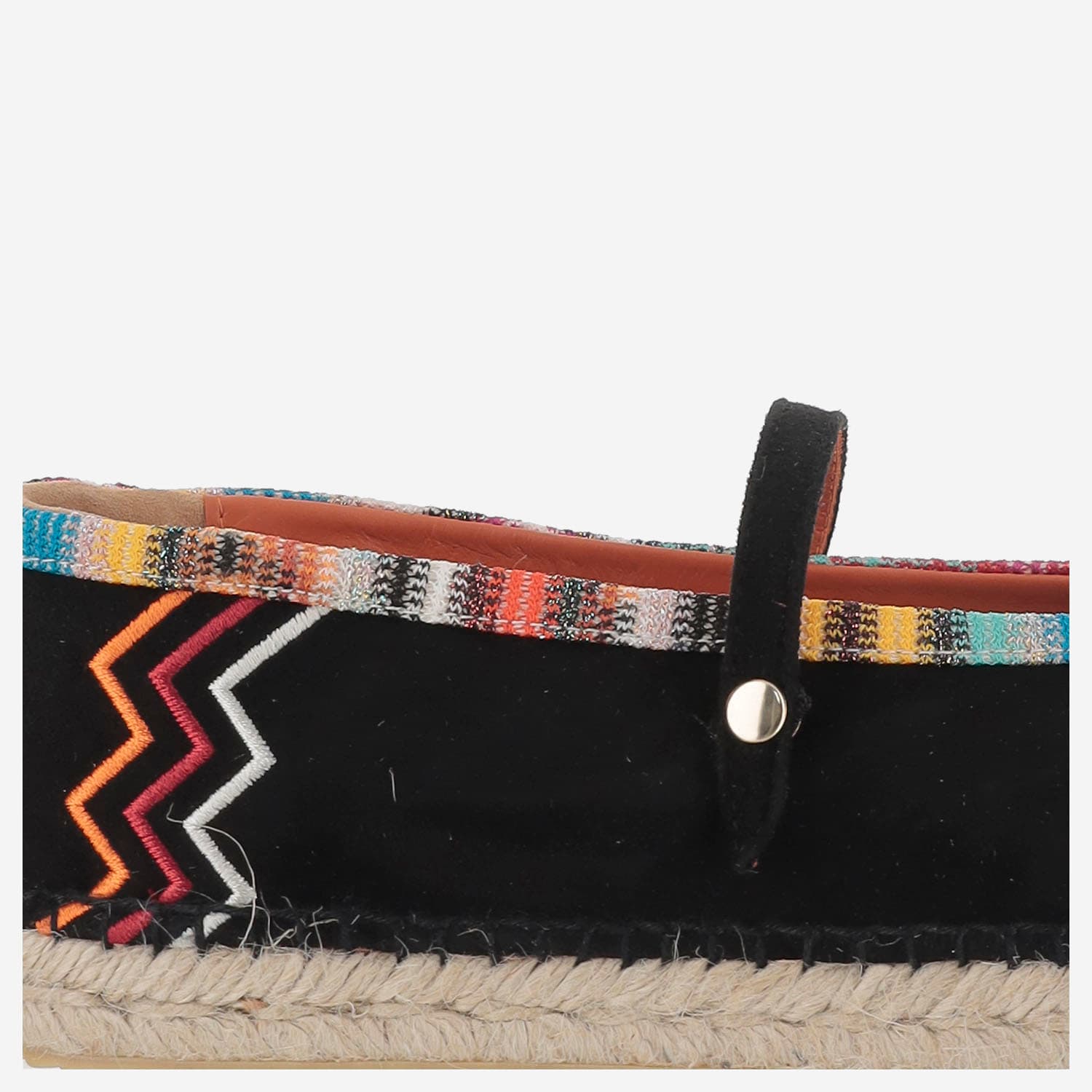 MISSONI VISCOSE-BLEND ESPADRILLES WITH ZIGZAG PATTERN