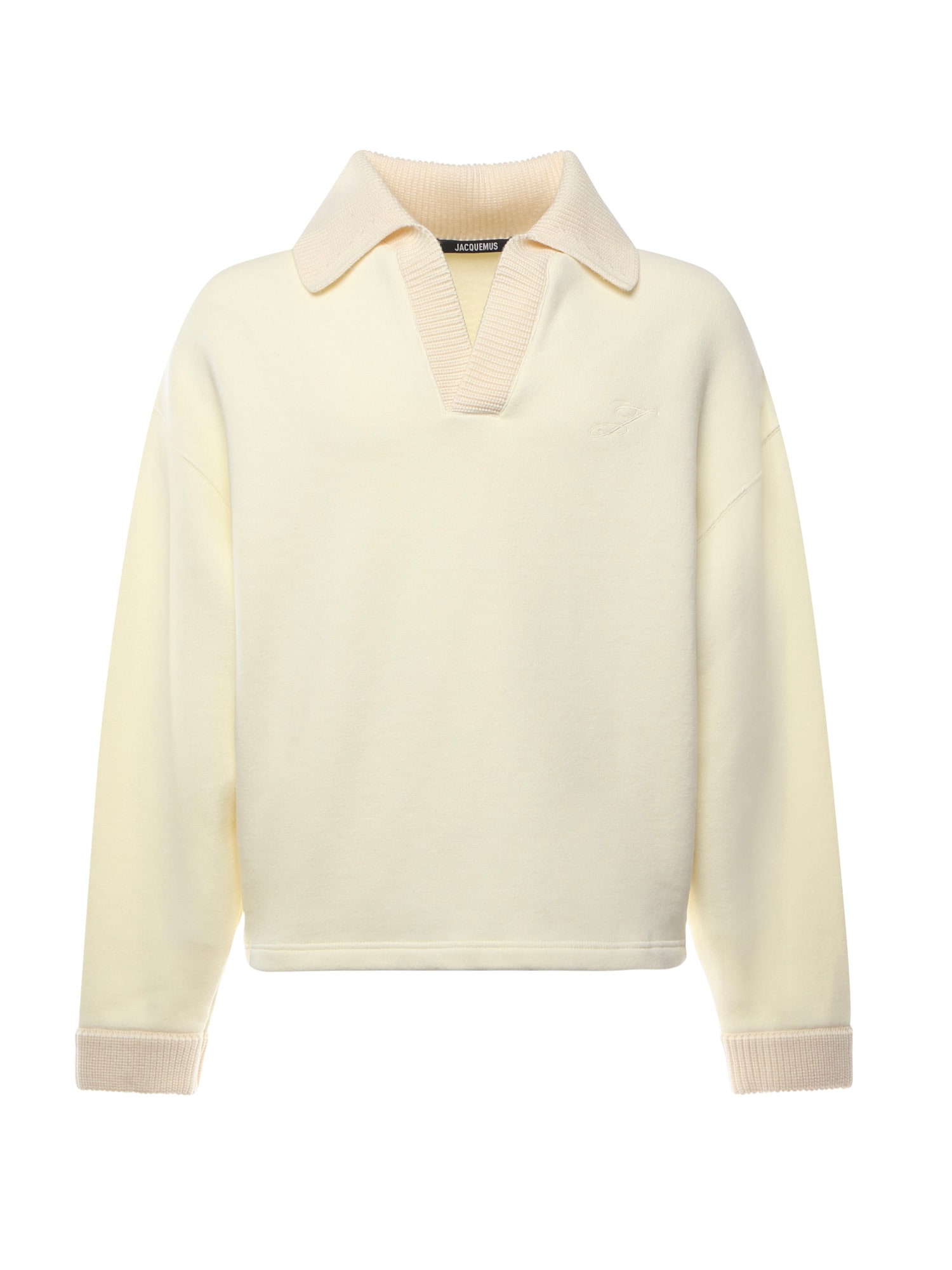 Jacquemus Cotton Punto Polo Sweater In Multi