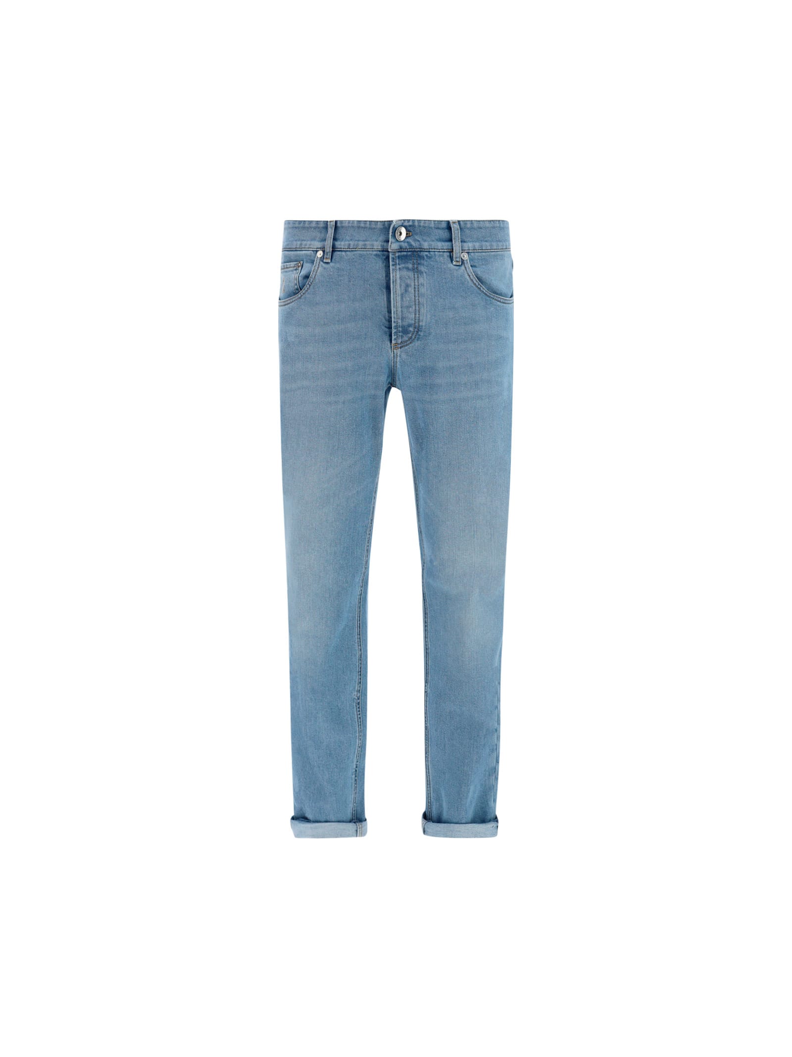 Brunello Cucinelli Jeans In Denim Blue