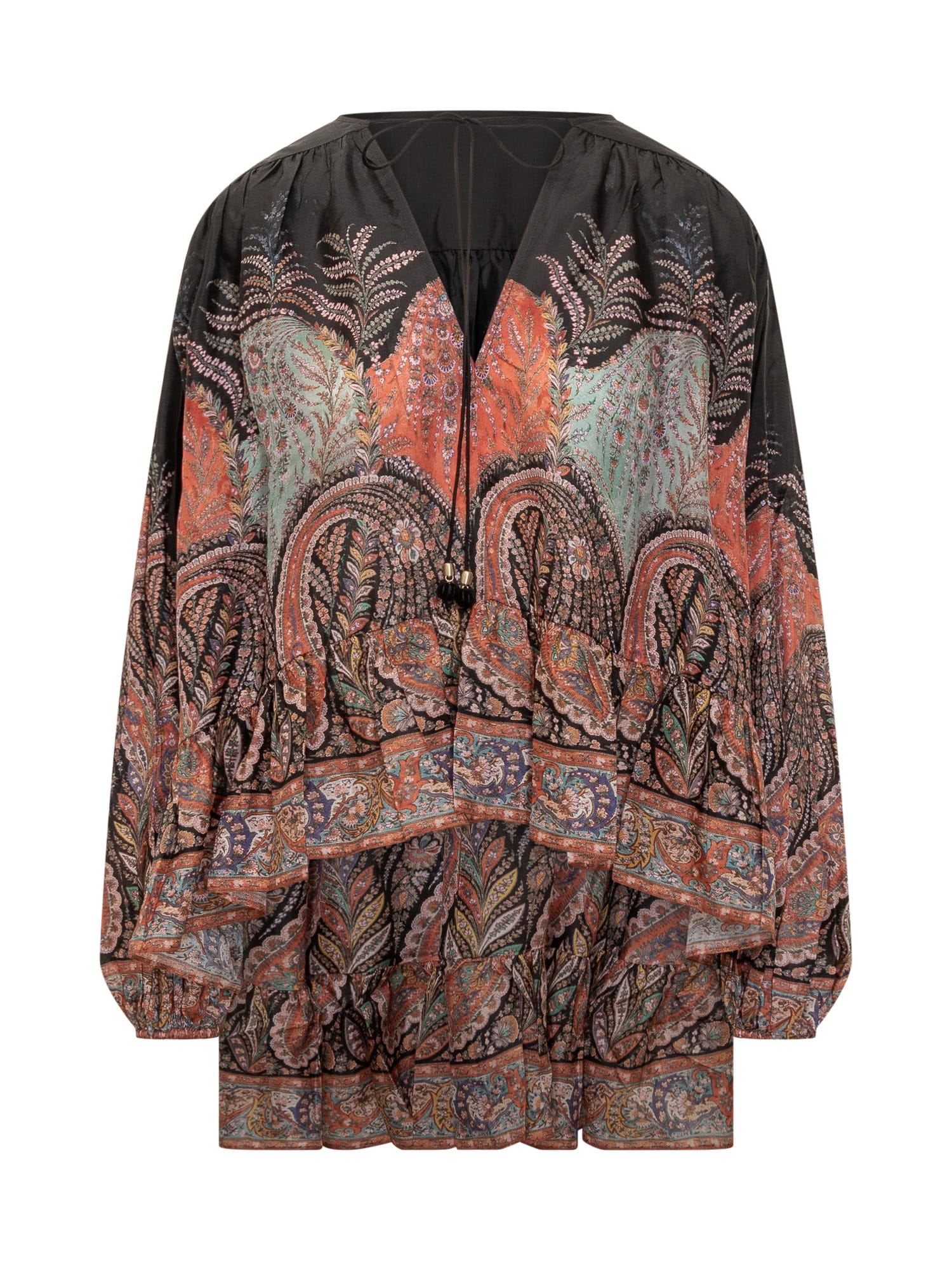 Zimmermann Rhiannon Blouse In Black