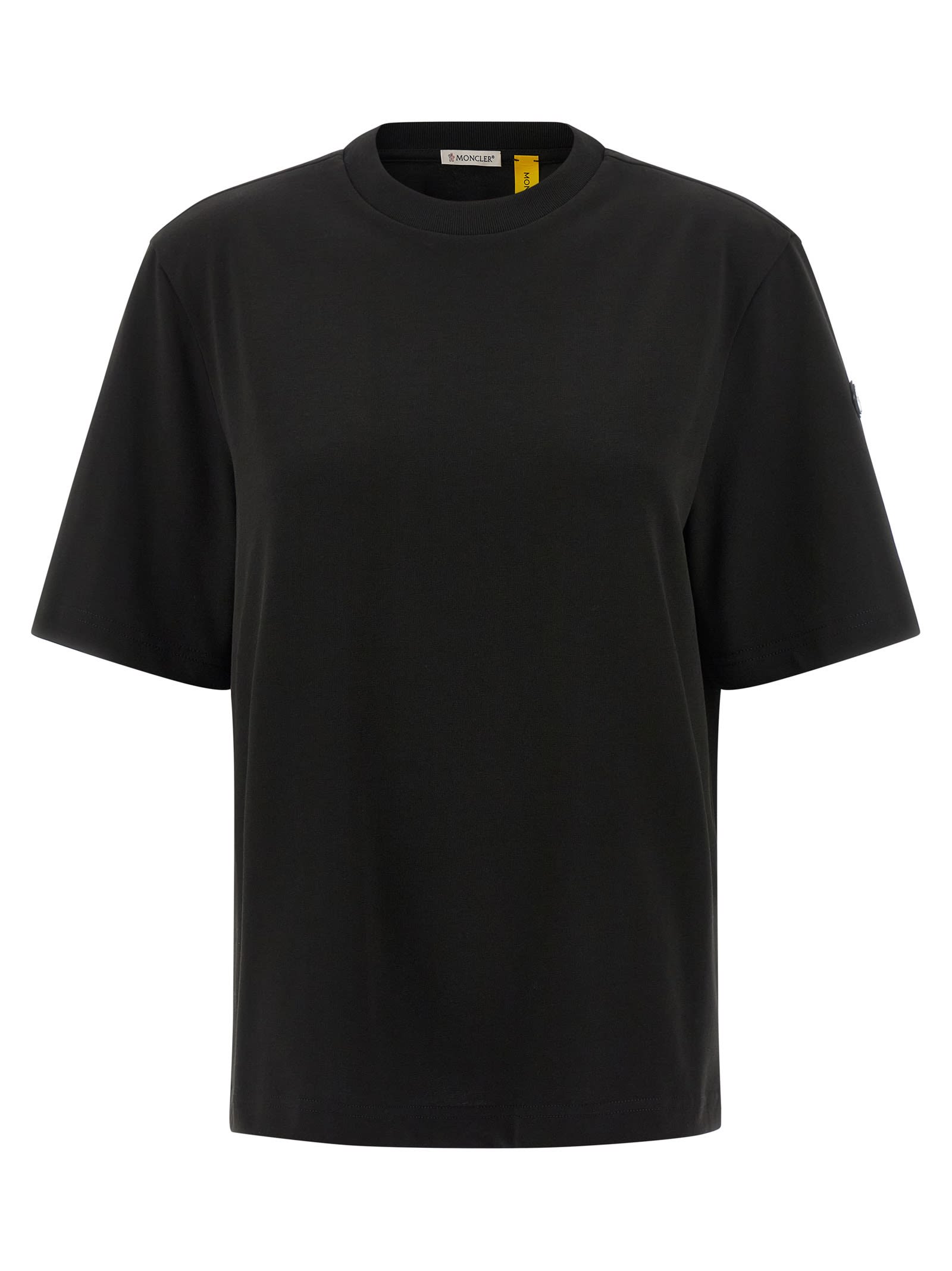 Moncler Genius Black Moncler X Ee72 By Edward Enninful Cotton T-shirt In Black