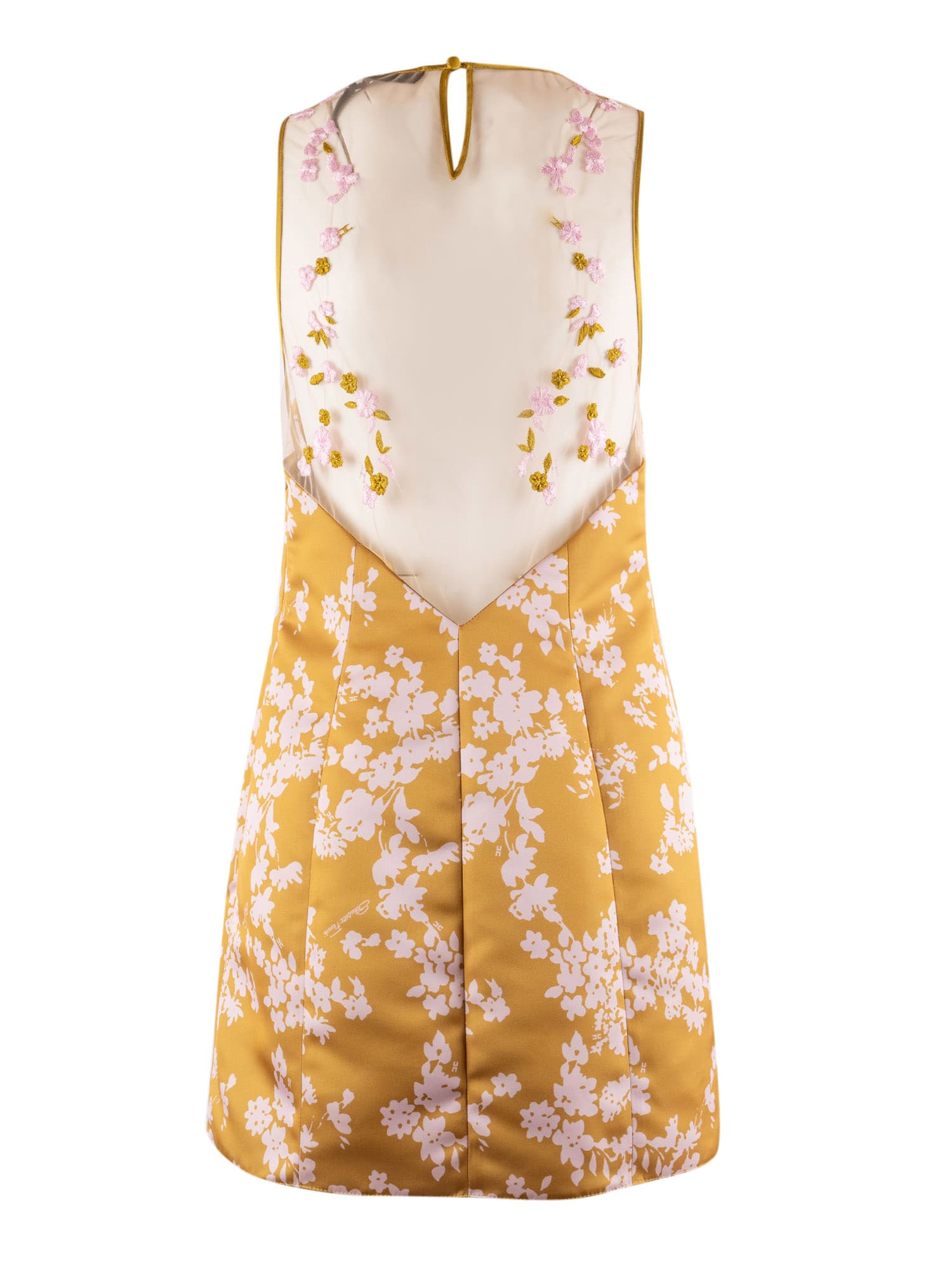 Elisabetta Franchi Floral Pattern Mini Dress