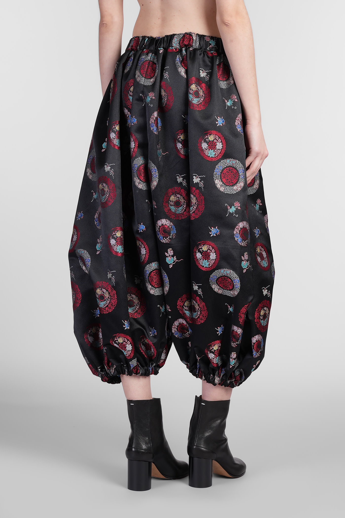 Comme Des Garçons Pants In Black Polyester In Black