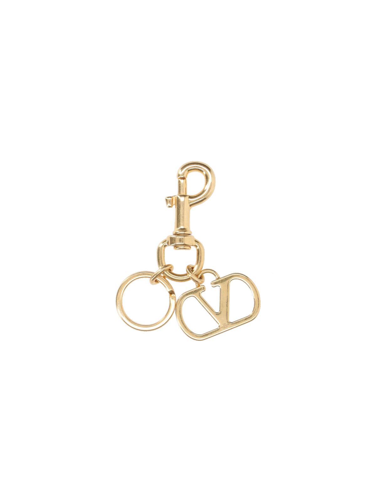 Valentino Gold-tone Finish Key Holder In Gold