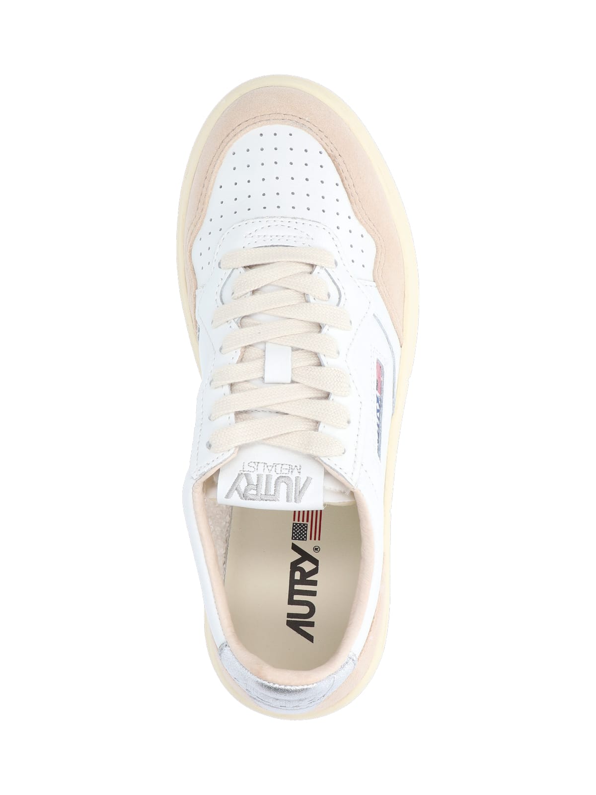 Shop Autry Medalist Low Sneakers In White