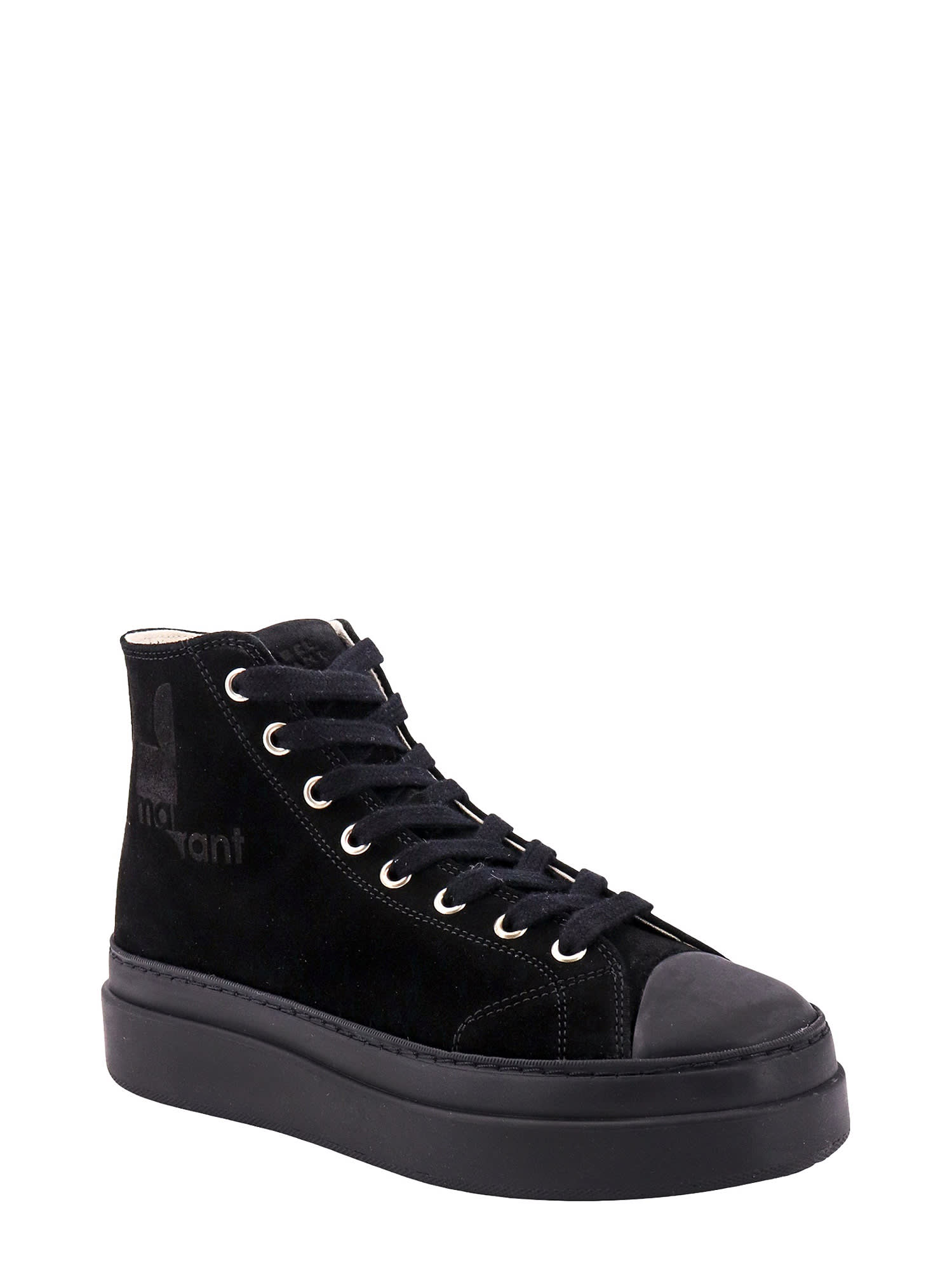 Shop Isabel Marant Austen Sneakers In Black