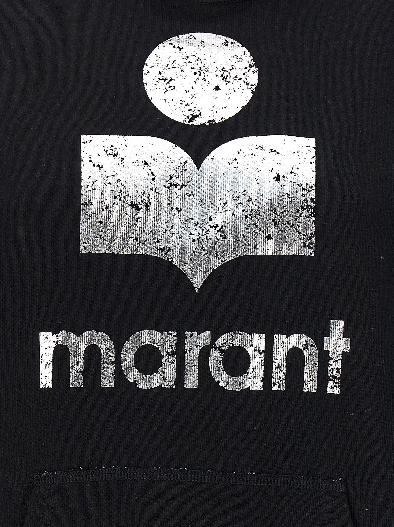 Shop Marant Etoile Mansel Hoodie In Black