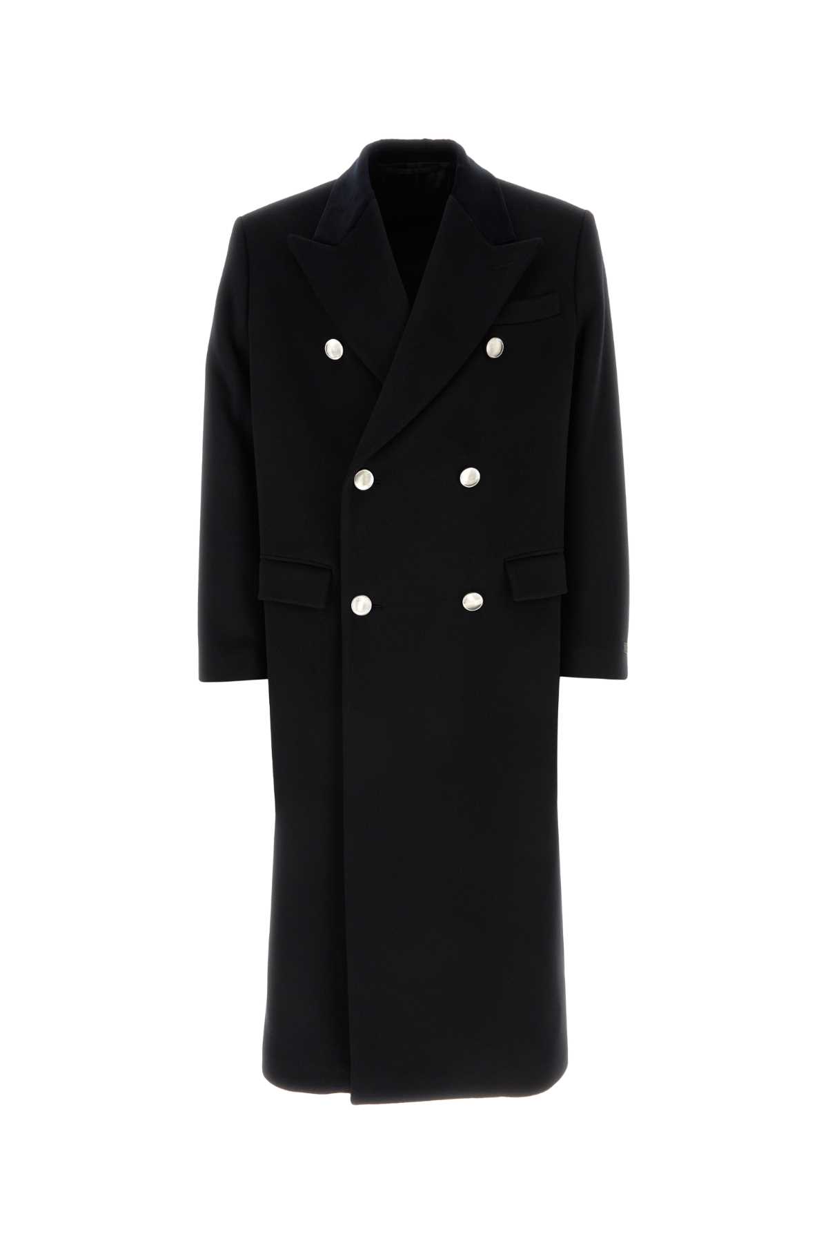 Black Cashmere Coat