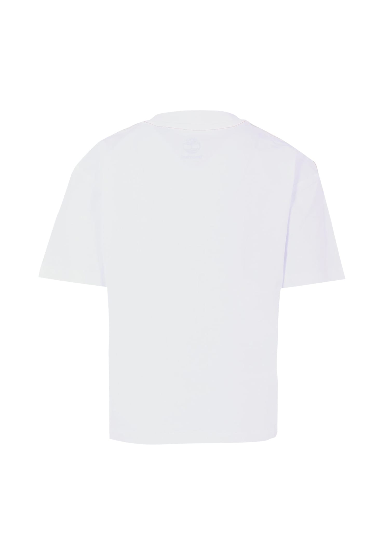 Timberland White T-shirt With For Boy With Logo In Multi