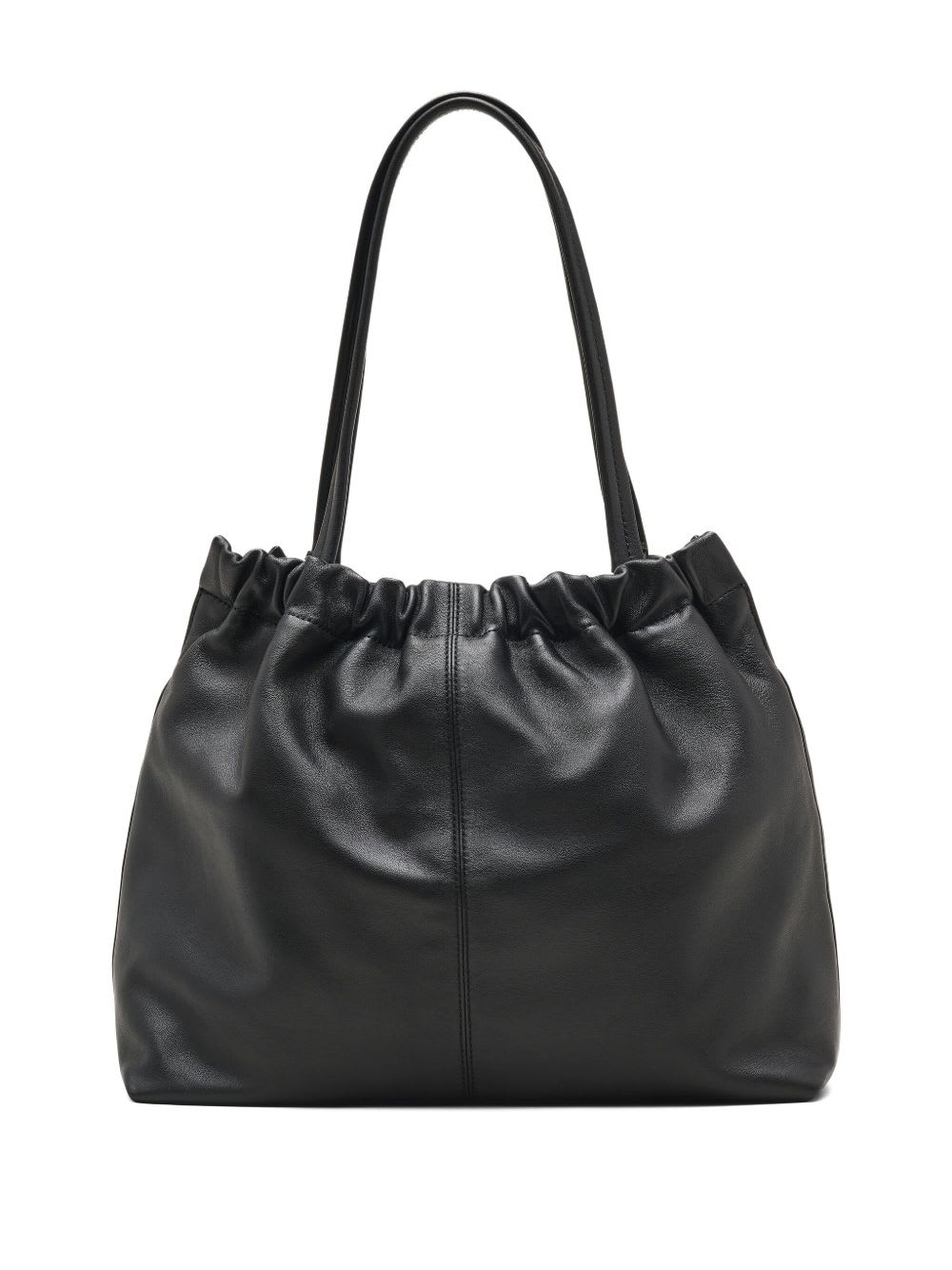 Marc Jacobs The Tote Suede Leather Shoulder Bag In Black