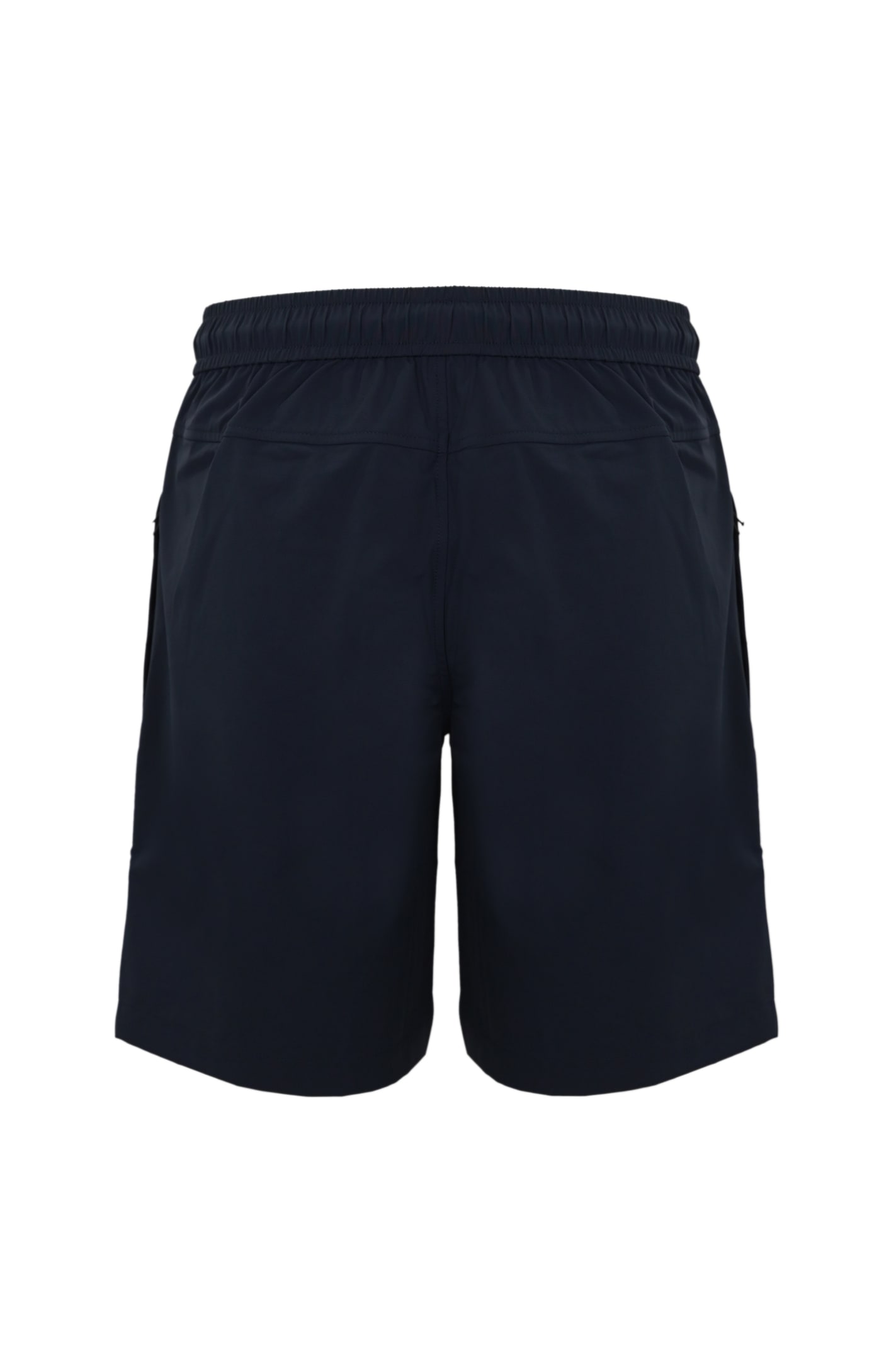 Shop K-way Nesty Travel Nylon Shorts In Blue Depth