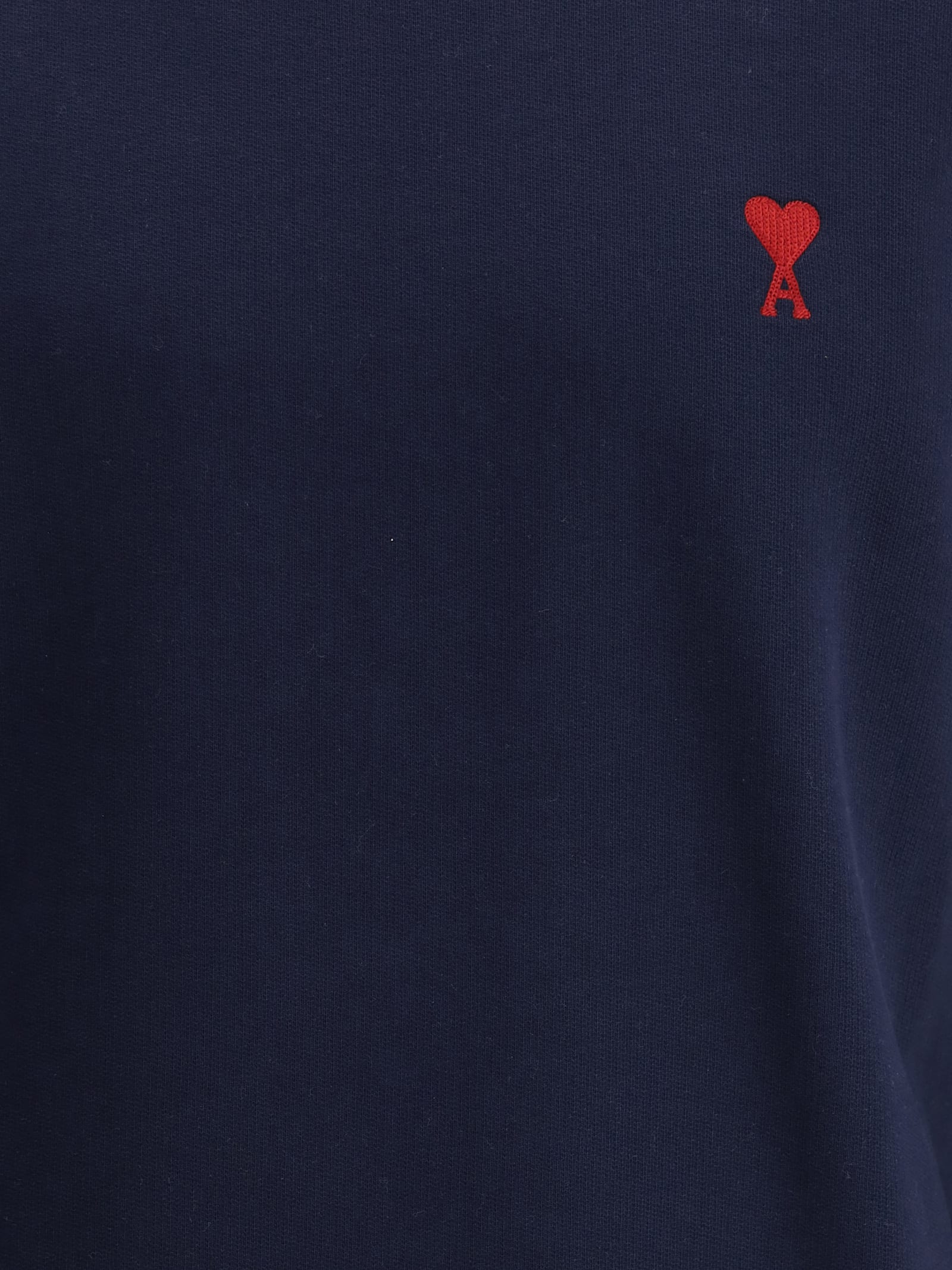Ami Alexandre Mattiussi Logoed Sweatshirt In Blue
