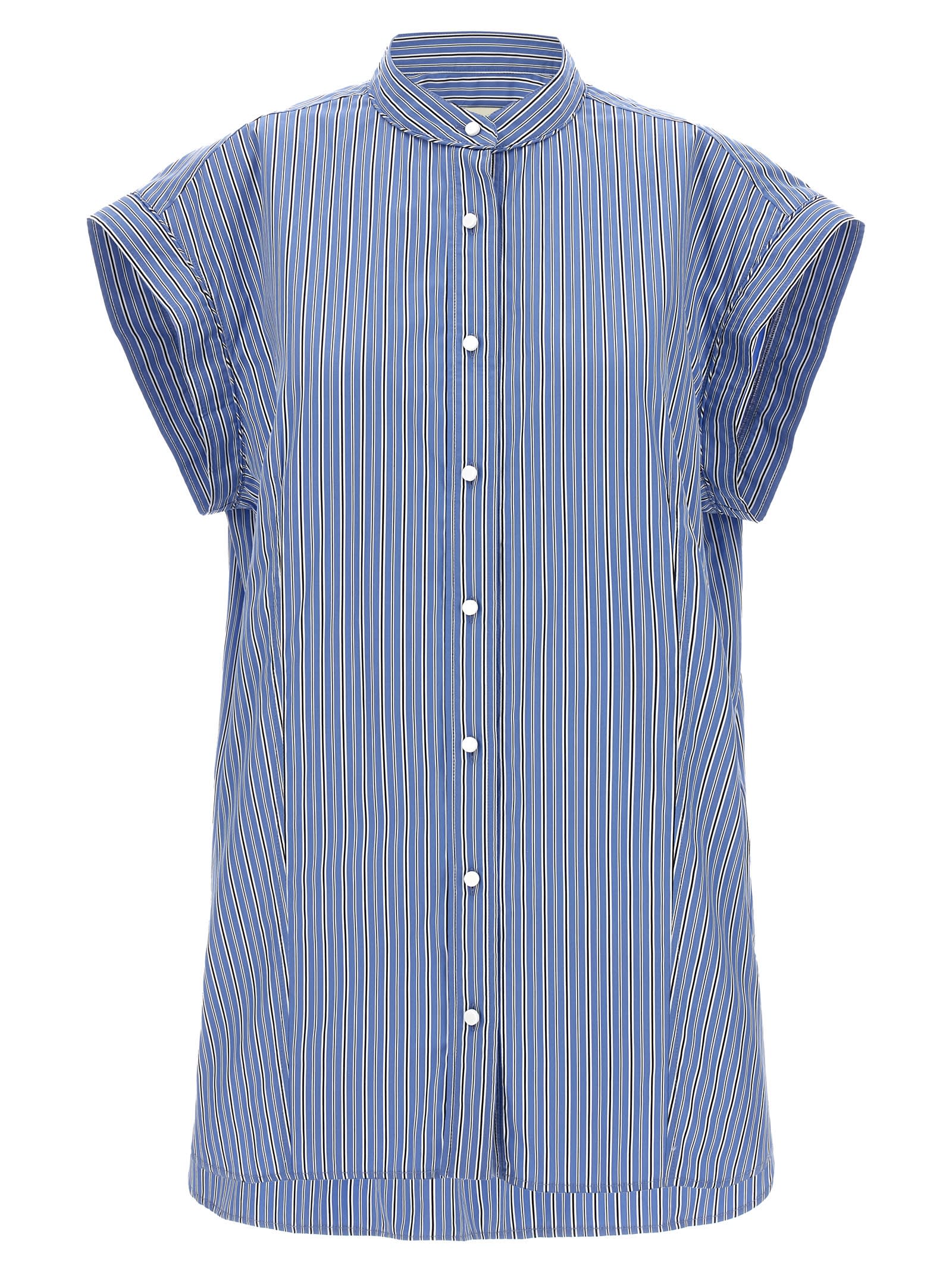 Shop Isabel Marant Reggy Shirt In Light Blue