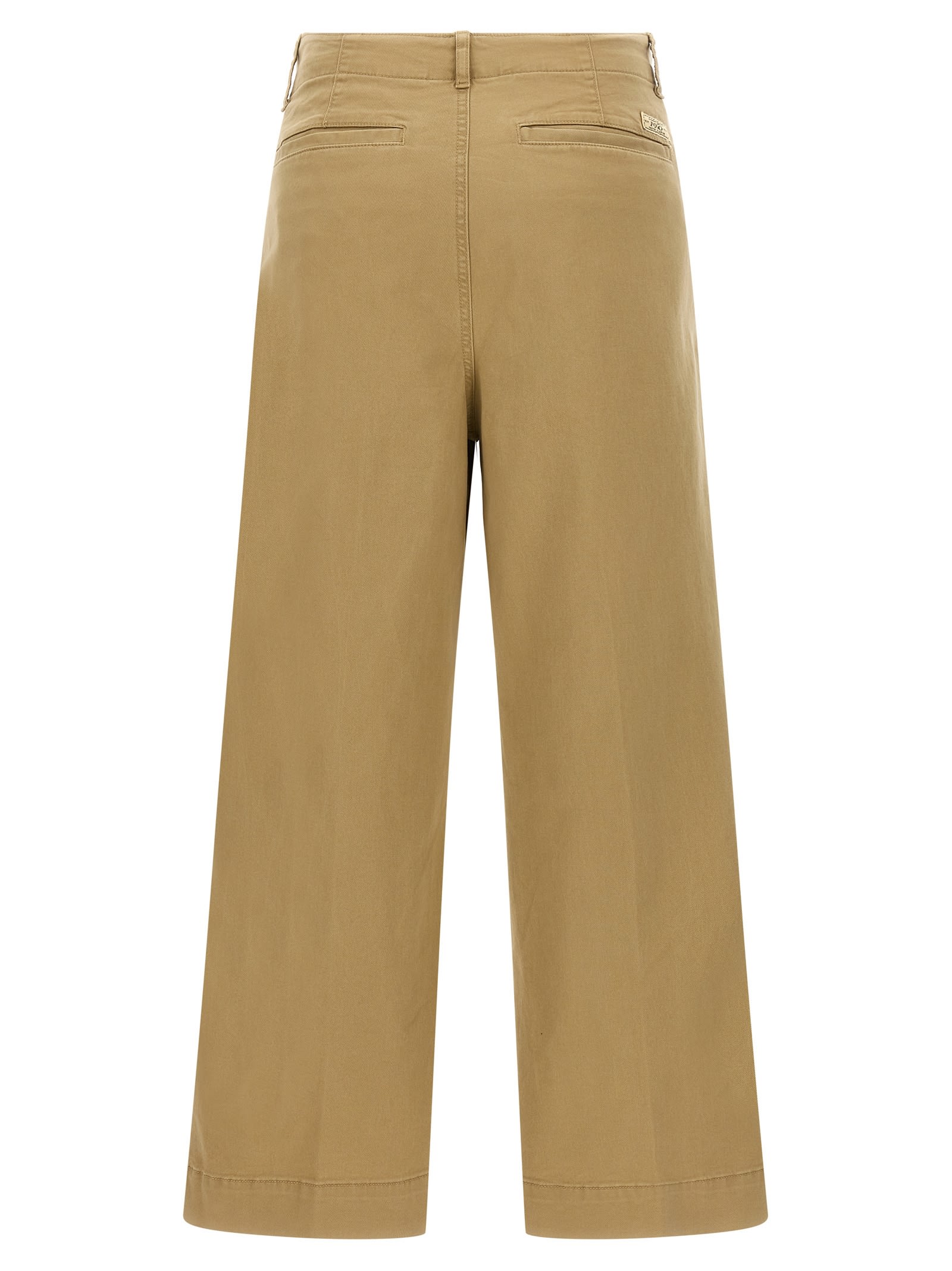 Polo Ralph Lauren Cropped Pants In Beige